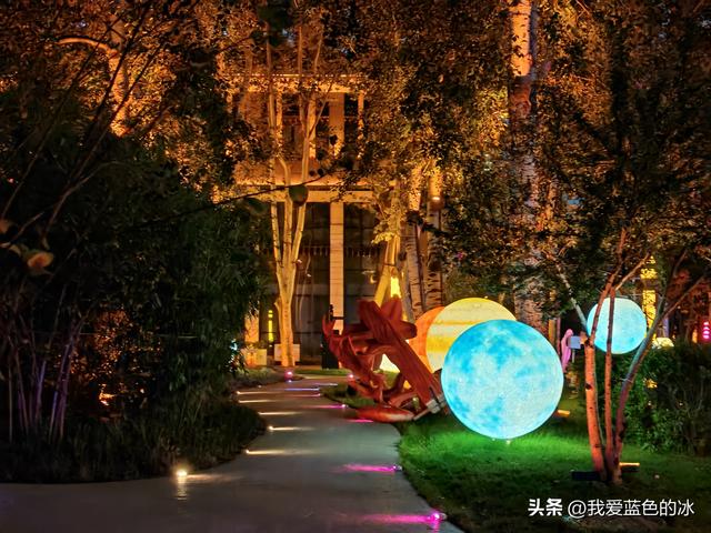 在邯郸住三天，每天餐后在邯郸这家花园式酒店院子里散散步真惬意