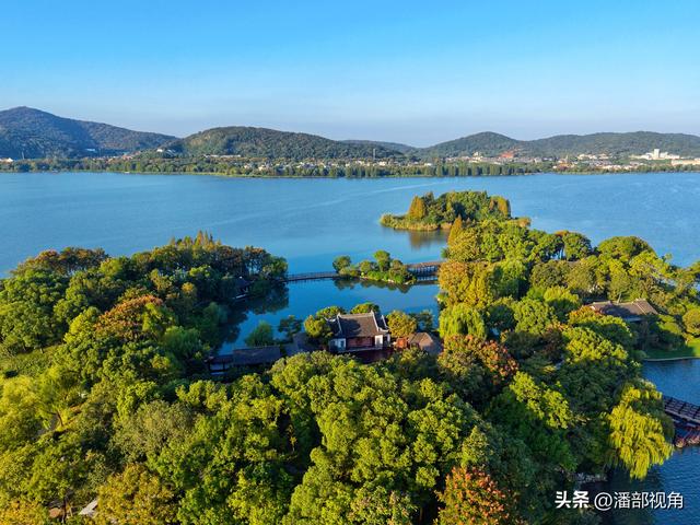 空中看蠡湖四时风光，尽显无锡大美山水之城