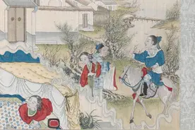 民间故事：木匠走亲戚，发现枯井出水，他掏出墨斗就蹲下量水井图片