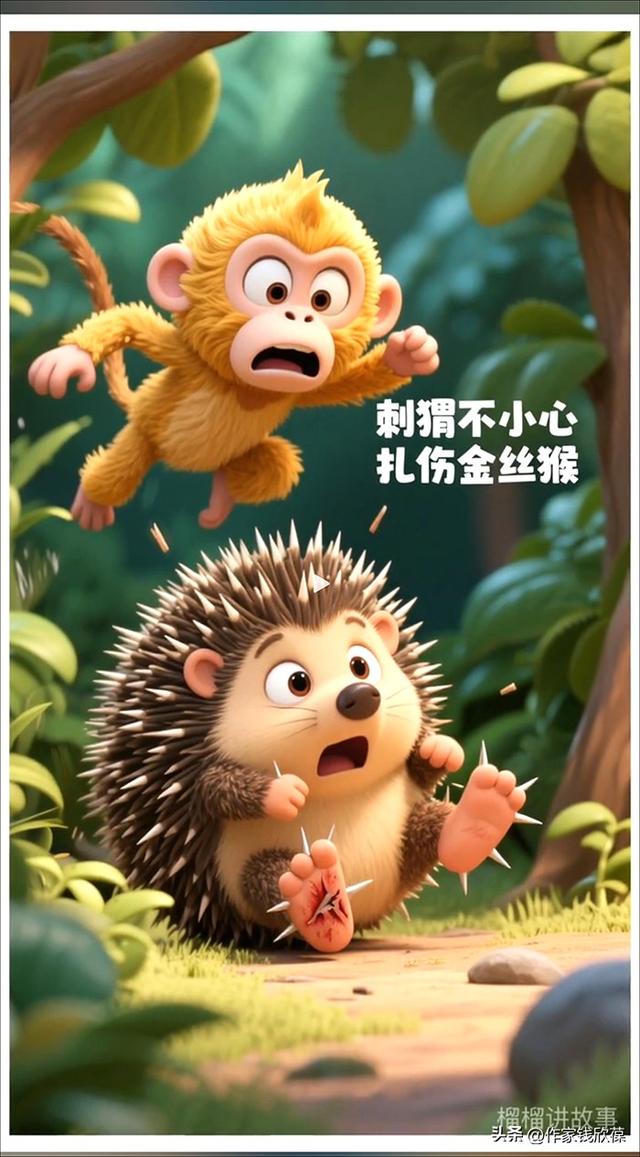 钱欣葆寓言《金丝猴的烦恼》动画视频