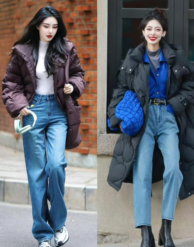 立冬后才发现：“羽绒服”最受欢迎，配长裤就行，保暖舒适又时尚