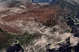 西伯利亚出现紫色涡旋，全国性寒潮已经不远？分析：台风也在酝酿图片