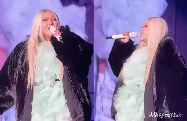 张惠妹近照，感觉有300斤，不管正面侧面，已经不是肥胖那么简单