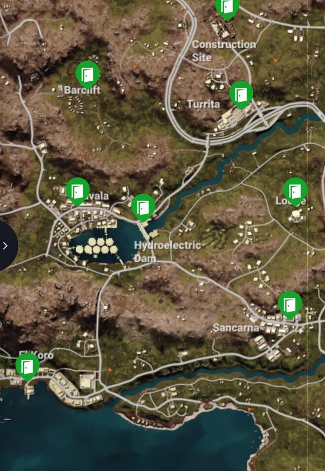 PUBG全部点位收藏！