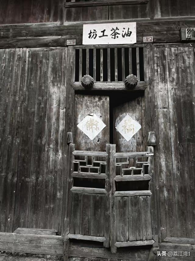 游长岗岭古村，观飘黄银杏