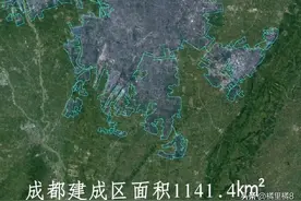 中国31个省、自治区、直辖市省会（首府）城市建成区面积图片