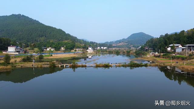 四川射洪三座清代石桥,小桥流水简直是现实版的《千里江山图》