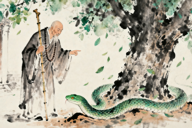 高僧揭秘：蛇不轻易进家门，进来说明在向你传递三个信息