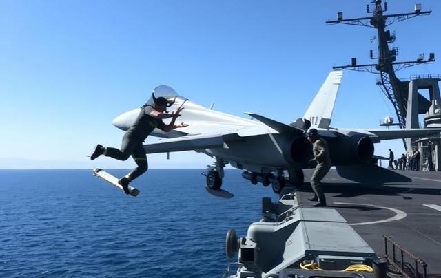 美军南海秀肌肉，双机接连坠毁，特朗普回应很荒谬，暴露更大弱点