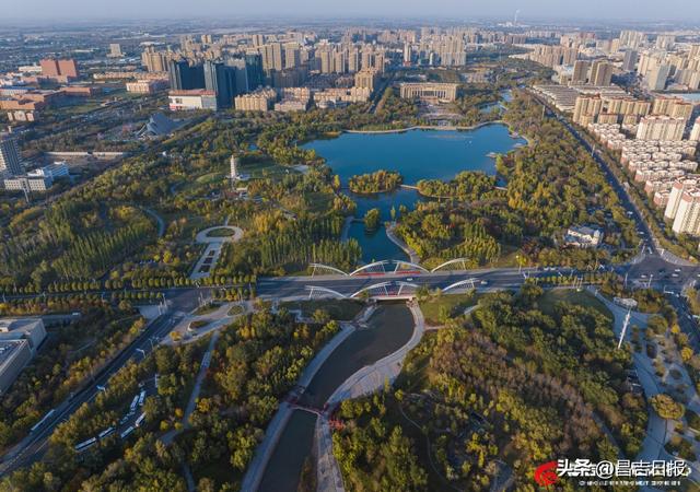 昌吉滨湖河中央公园：邂逅一场秋色绮梦