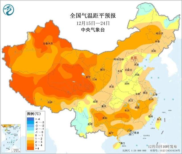 气温回升中，全国大部地区天气晴好
