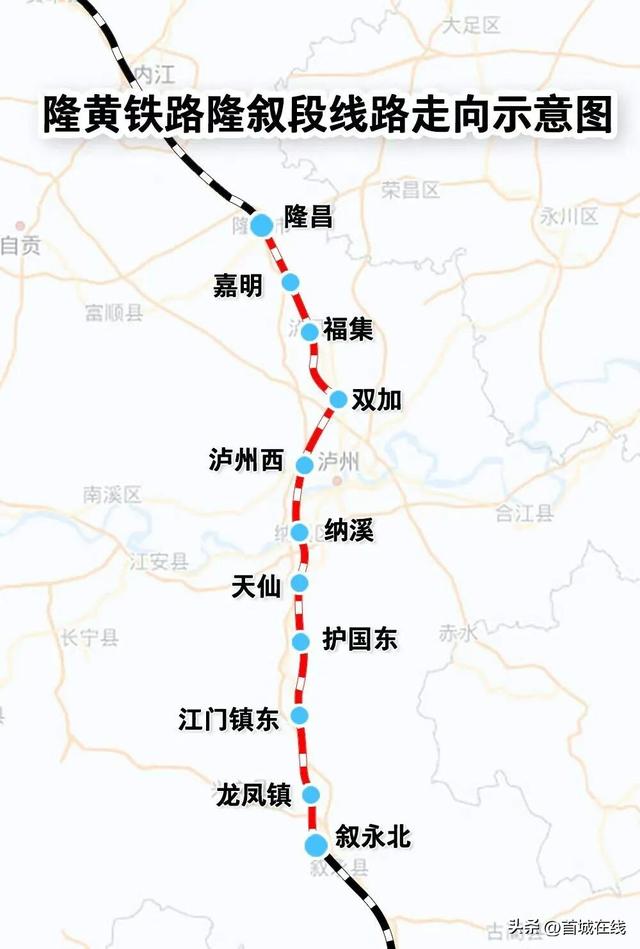 途经宜宾-泸州！成渝南线沿江铁路规划研究启动，江安设站？