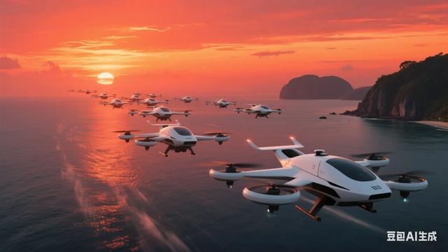 中国eVTOL“飞”出海外最大单：泰国海岛迎来500架中国制造