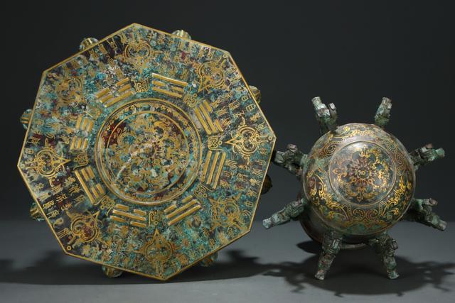 错金铜仪	，震古烁今