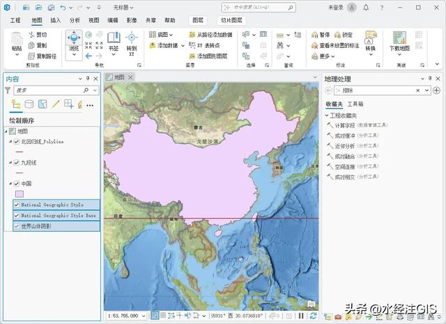 手把手教你给地图添加北回归线