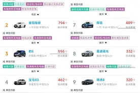 中型SUV别乱买！24年投诉最多的48款排名：陆放第2，X3、探岳前十图片