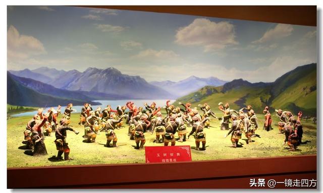 青海省博物馆里的青海非物质文化遗产展