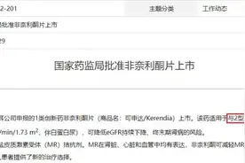 肾病新药进展！非奈利酮显著降蛋白，已有不少肾友获益图片