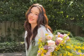 37岁女星阚清子晒孕肚照，官宣怀孕：最好的礼物！图片