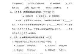 三年级语文（上）第八单元综合素质评价图片