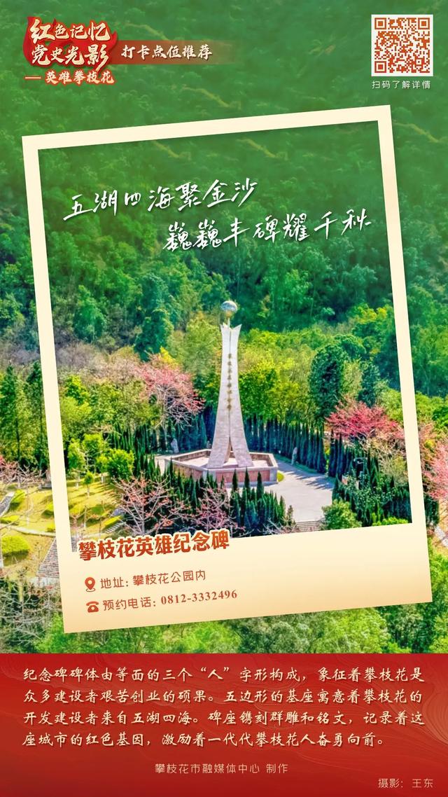 阳光花果城 康养攀枝花 | 九个红色地标，今日集中发布海报！