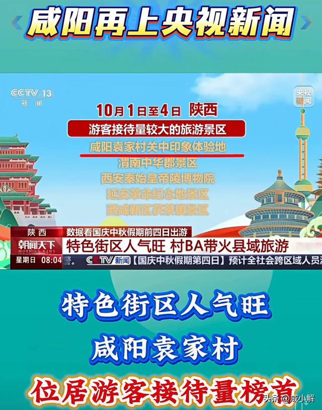 咸阳文旅国庆霸屏央视！千年古都玩转古今混搭打造现象级旅游盛宴