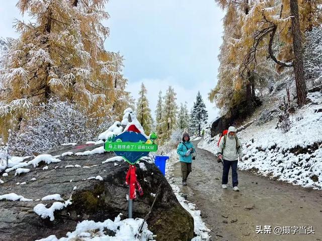 甲依拉措 :一场白雪与彩林的盛宴