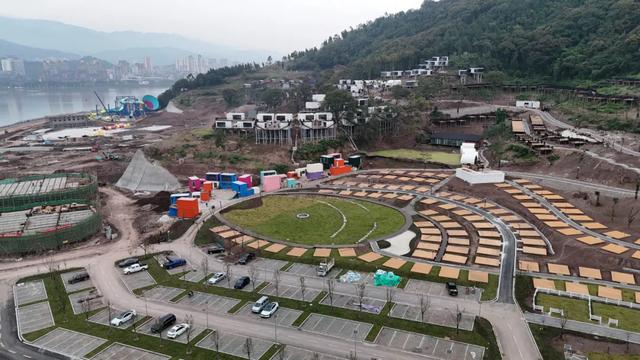开州新地标！丰乐响水湾水上乐园初现雏形，2026年春节能开放吗
