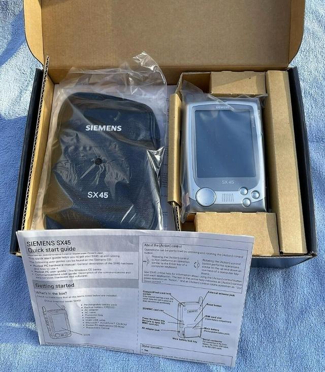 通信历史连载888-21世纪初的PDA智能手机-西门子SX45-2001年