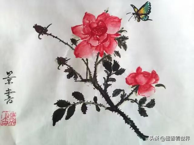 开启学习国画之旅（二）70岁第一次踏进国画课堂