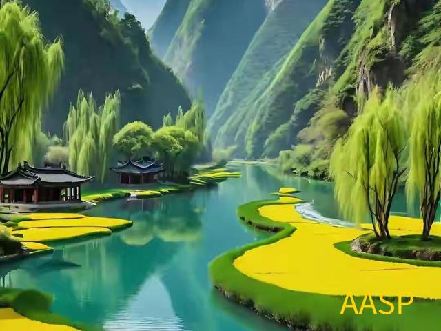 人生走过山水，看一路风景，尝过人生百味，才知什么是幸福