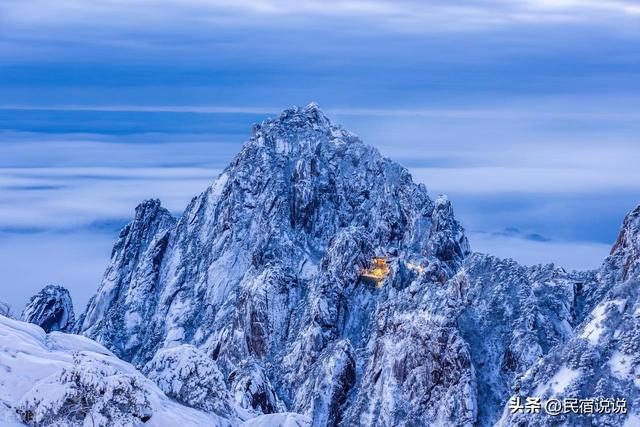 黄山“五绝”之一的冬雪,只有50天观赏期。