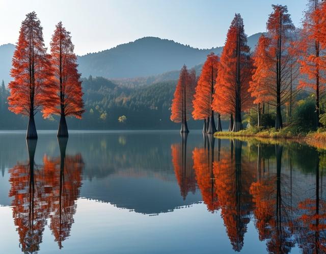 这才是江南秋天的天花板！浙江5大红叶秘境，带你走进古典水彩画