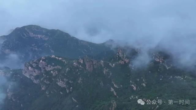 雨后汤王山出现云海美景