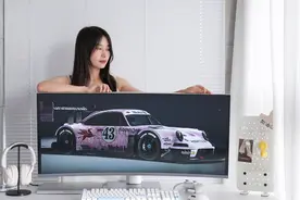 很弯 很快 很色！40寸还是5K的曲面屏你见过吗？图片