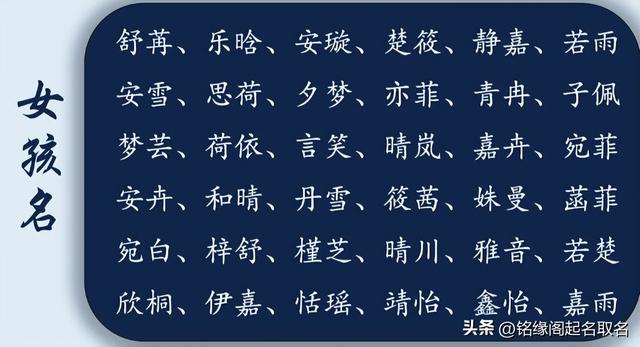 名字也有“听觉”与“视觉”美？全方位解析一个好名的诞生记
