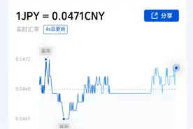 日元对人民币和美元最新汇率！图片