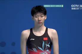 大同姑娘李亚杰，在亚运会跳水比赛中夺金图片