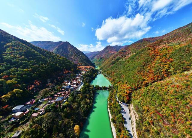 当晚秋遇见官鹅沟……