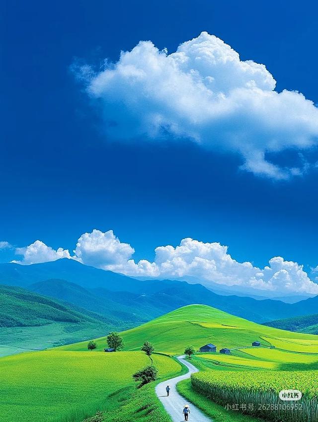 青山绿水风光旖旎