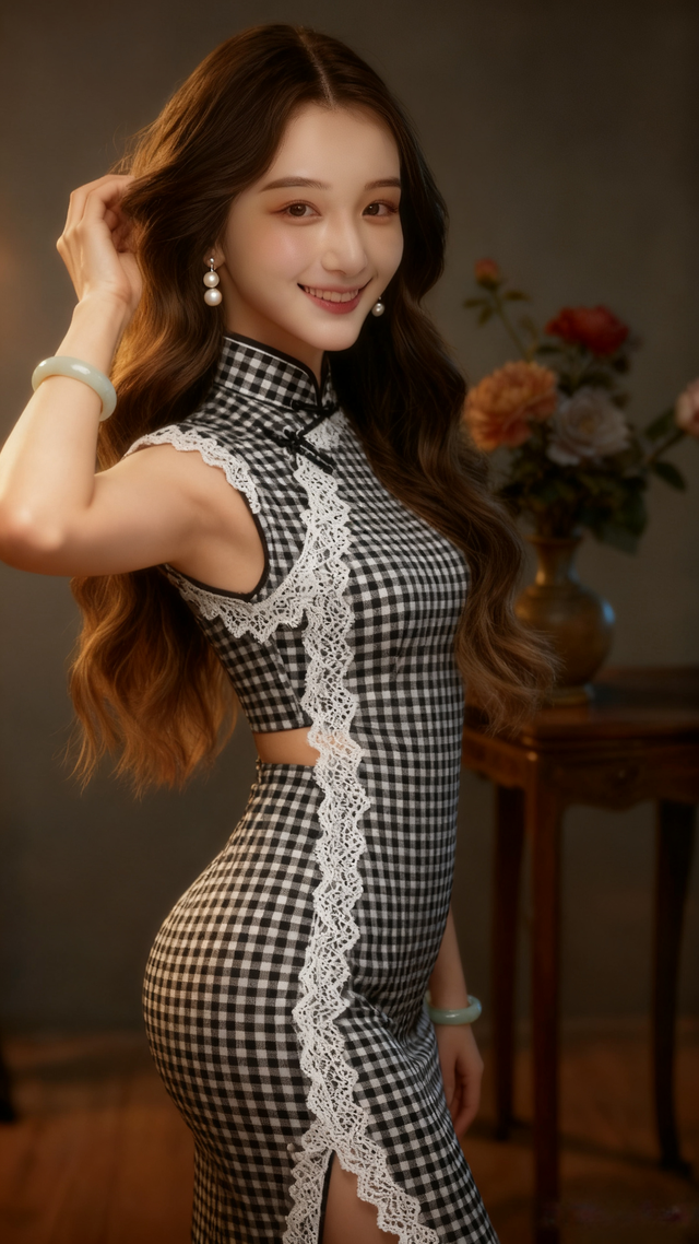 国色天香，尽显东方女性之魅力	。