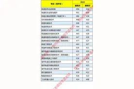 辽宁铁道职业技术学院2024单招【各专业最高、最低分数线】图片