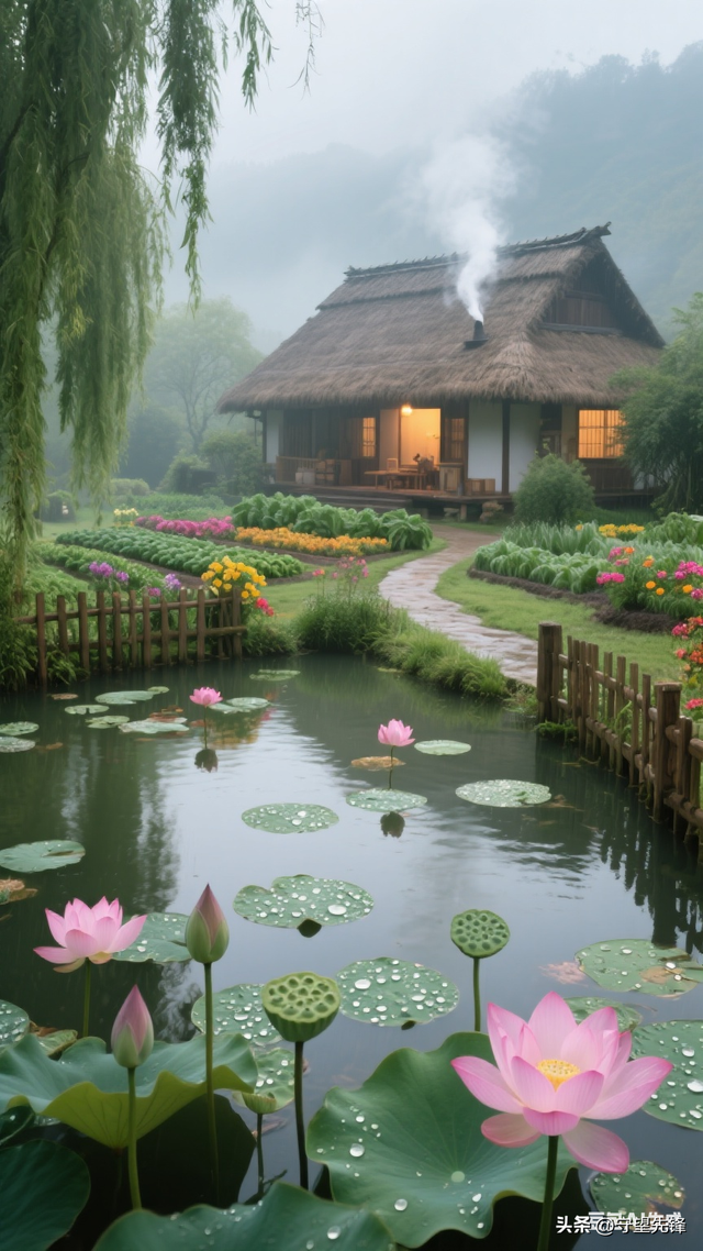 这么美的荷花美景，我该与谁分享呢？