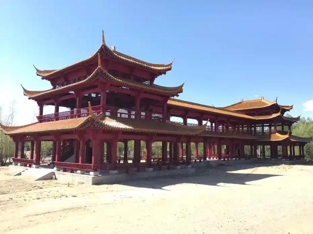 甘肃武威的沙漠公园