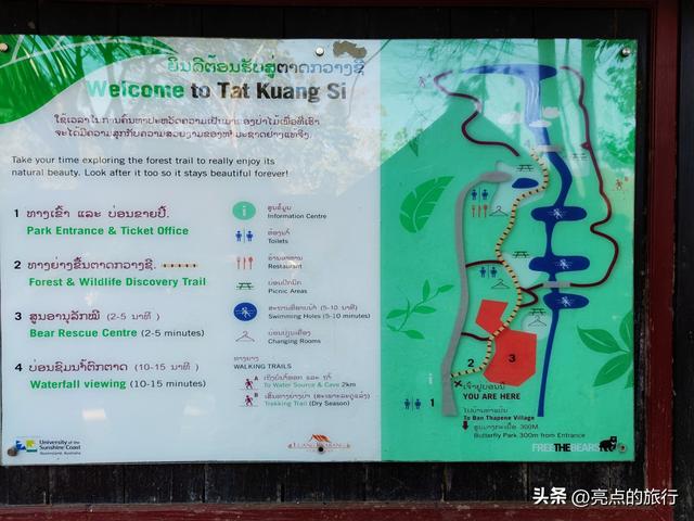 搭乘高铁去老挝，老挝旅行日记：琅勃拉邦（光西瀑布）