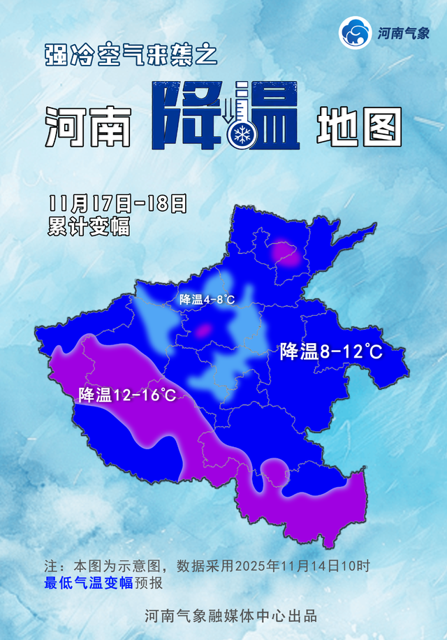 小雪、中雪、大雪！直降10℃！周日起，河南多地有雨雪