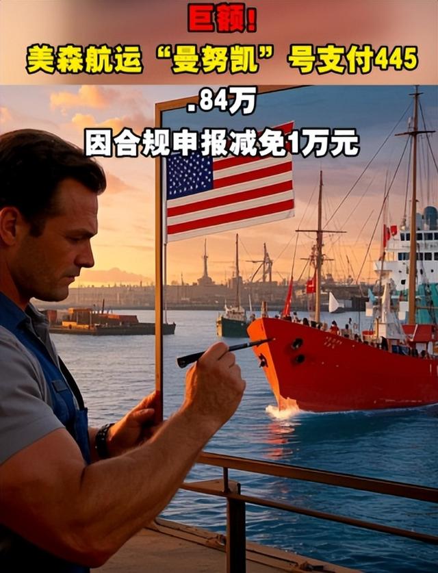 首个美国集装箱货船被收446万，反制政策正式生效，多艘货船掉头