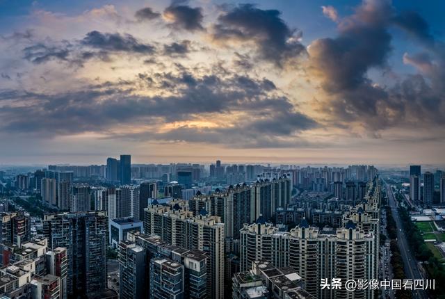成都温江：城市风光