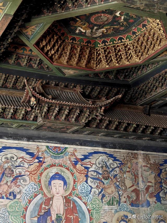 应县藏着国保级冷门，金代天宫藻井，梁思成盛赞绝无仅有