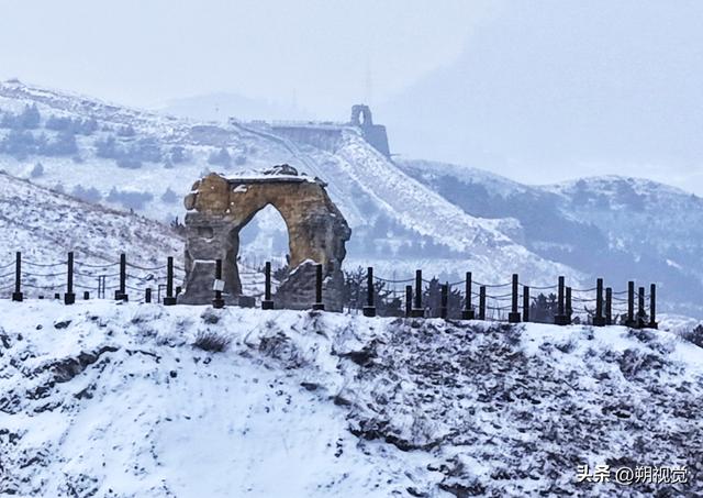 山阴县，雪后的广武国际滑雪场